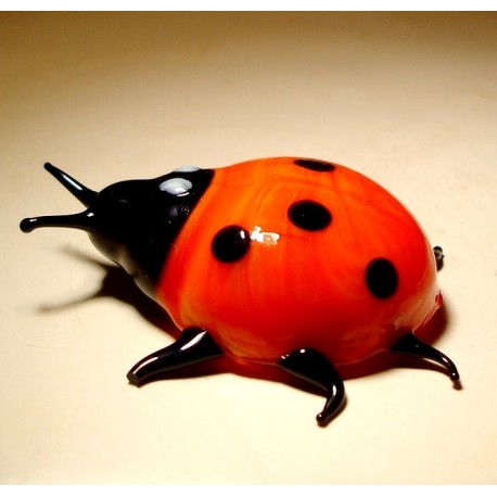 Glass Ladybug Figurine