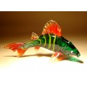 Glass Carp Fish Figurine