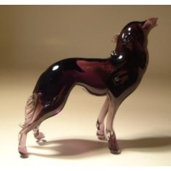 Glass Wolf Figurine