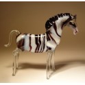 Glass Zebra Figurine