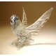 Glass White Polar Owl Figurine