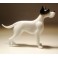 Glass Dog Great Dane White