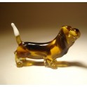 Glass Dog Basset Hound
