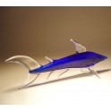 Glass Reef Shark Figurine