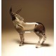 Glass Donkey Figurine