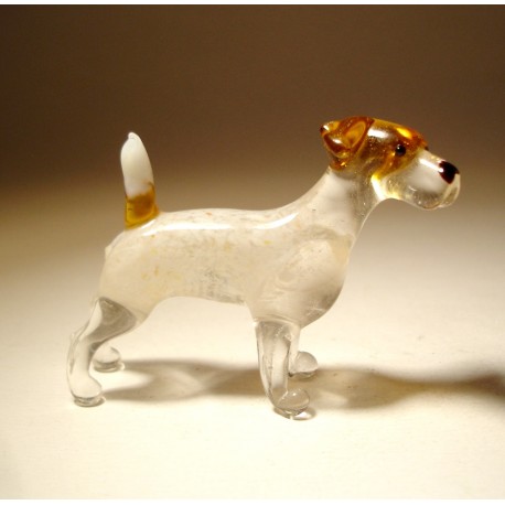 Glass Dog Jack Russell Terrier
