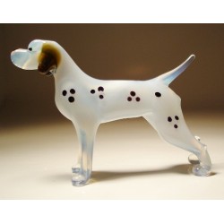 Glass Dog Dalmatian