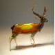 Glass Elk Deer Figurine