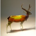 Glass Elk Deer Figurine