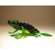 Green Glass Frog Figurine