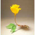 Glass Yellow Rose
