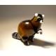 Glass Raccoon Figurine