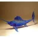 Marlin Glass Fish Figurine