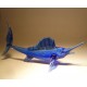 MARLIN Glass Fish Figurine
