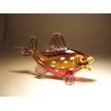 Glass Fish Piranha Figurine