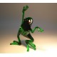 Glass Dancing Frog Figurine 2