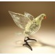 Glass Pigeon Dove Figurine