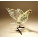 White Glass Bird Dove Figurine