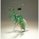 Glass Praying Mantis Figurine