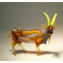 Glass Goat Figurine