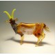 Glass Goat Figurine