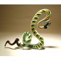 Glass Snake Figurine Agitated