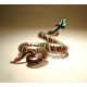 Glass Snake Figurine