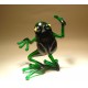 Glass Dancing Frog  Figurine 1