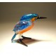 Glass Bird Kingfisher Figurine