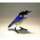 Glass Great Tit Bird Figurine