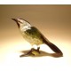 Glass Bird Warbler Figurine