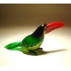 Glass Toucan Figurine